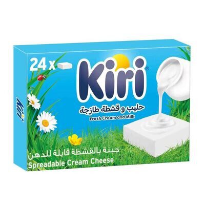 Kiri Spreadable Cream Cheese Squares (432gm)
