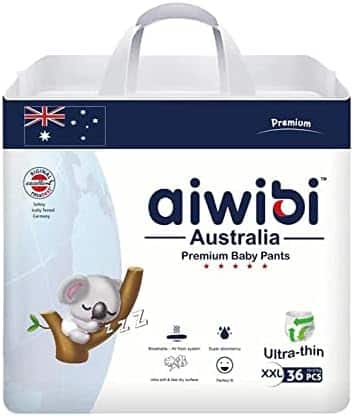 Aiwibi Australian Premium Baby Diaper Pant System XXL size (16 to 21) Kg 36 Pices
