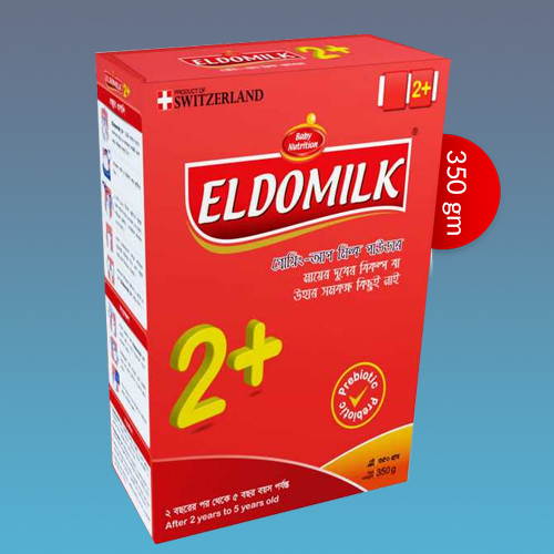 Eldomilk 2+ Growing Up Milk Powder BIB After 2 Years To 3 Years Old 350 Gm