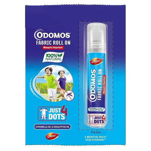 Odomos Mosquito Repellant Fabric Roll On 8ml