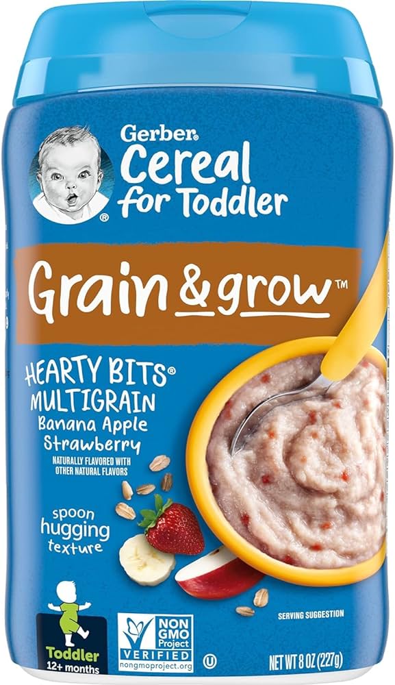 Gerber Multigrain Banana Apple Strawberry 12+ month Cereal 227 gm