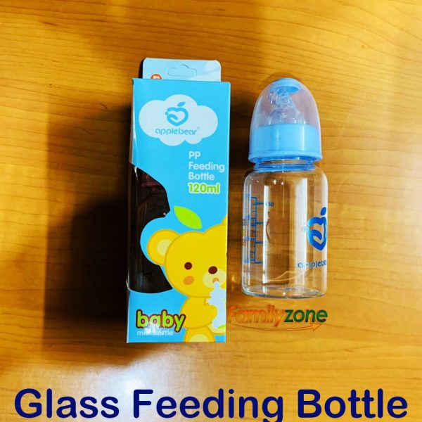 Apple Bear Glass Feeder 120 ml