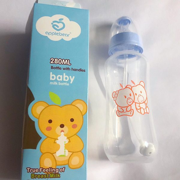 Apple Bear Quality Plastic Baby Feeder 280ml
