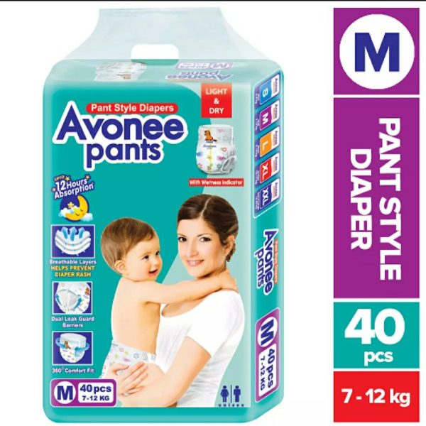 Avone Pant Diaper Midi M (7-12 kg) 40 Pices