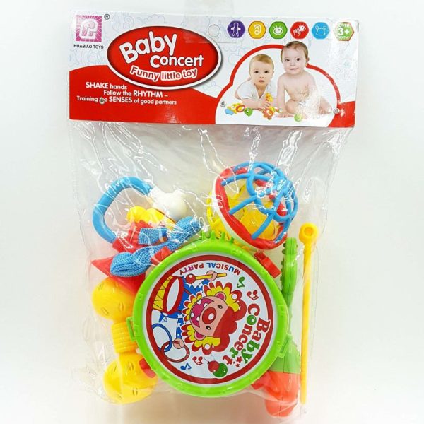 Colorful Baby Concert Set Rattles (Small)