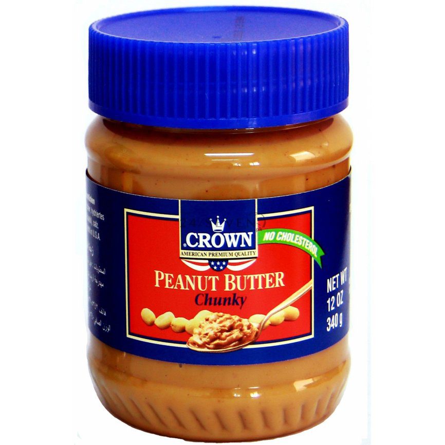 Crown Peanut Butter (Chunky) 510 gm