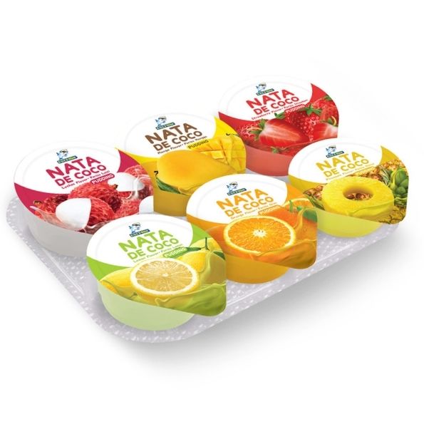 Dolphin Nata De Coco Pudding 6pcs