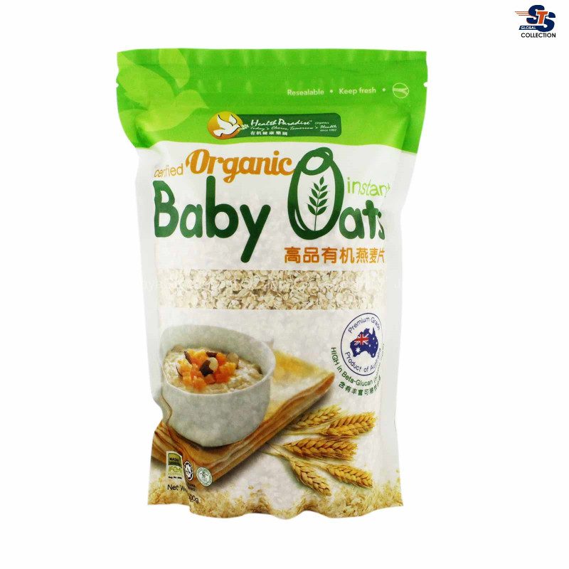 Health Paradise Organic Instant Baby Oats 500 Gm ( UK )