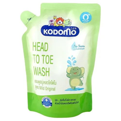 Kodomo Head To Toe Wash 380ml Refill Pack (Thailand)
