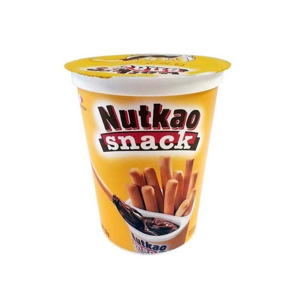 NUTKAO SNACK Chocolate Hazelnut Spread with Breadsticks 52gm (Italy)
