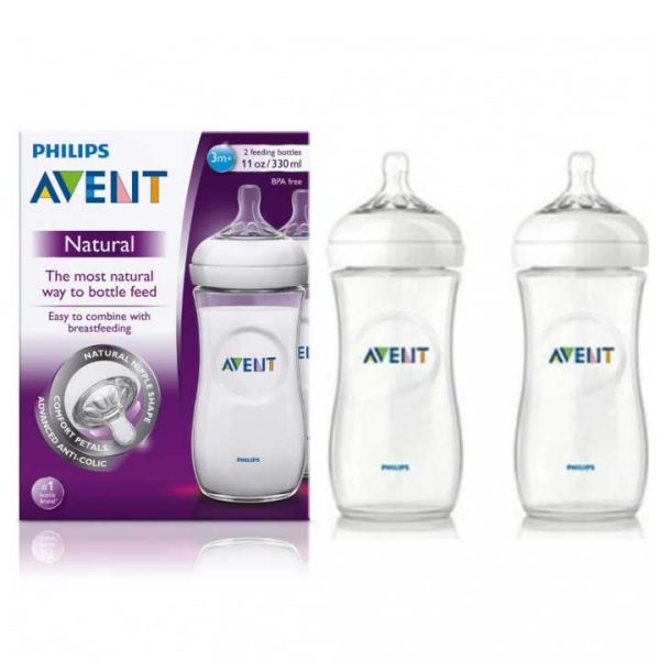 PHILIPS Avent Range Natural Feeder Baby Bottle 330ml (1pcs)