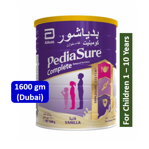 PediaSure Formula Milk 1600 gm For (Children 1 - 10 Years) Vanilla Flavor (Dubai)