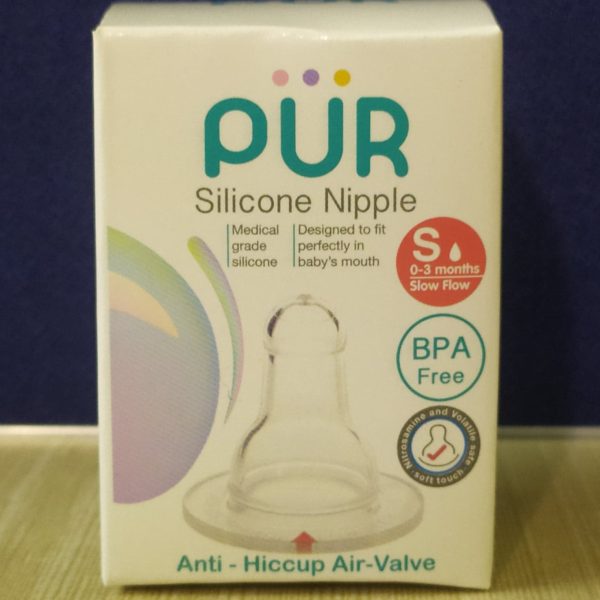 Pur Silicone Nipple S (Slow Flow ) (0-3months