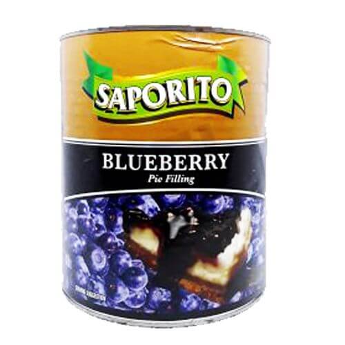 SAPORITO BLUEBERRY PIE FILLING CAN 595GM