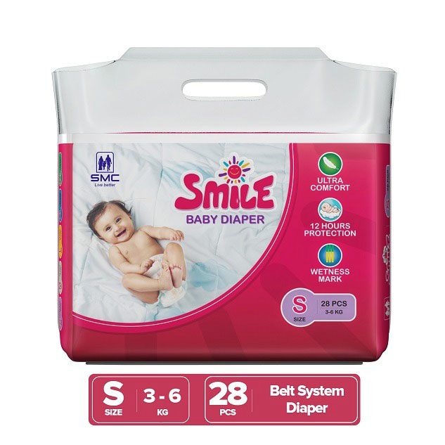 Smile Baby Diaper Belts System S (3-6)kg 28 Pices