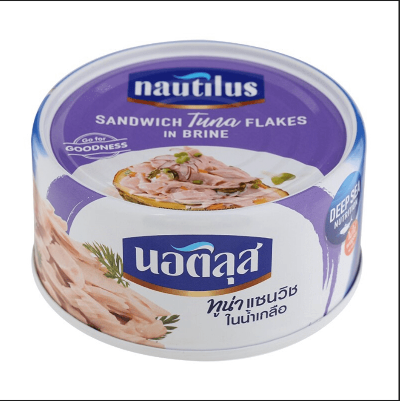 Nautilus Tuna Sandwich In Brine 170gm