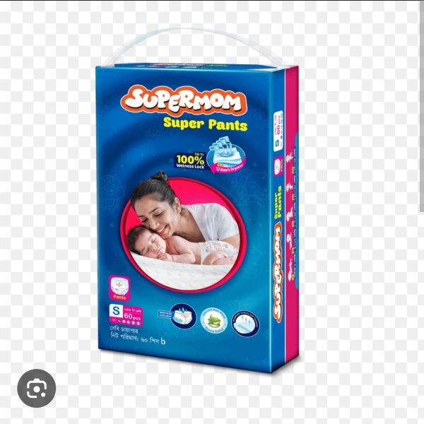 Supermom Baby Super Pant Diaper Small (0-8)kg 42pcs Pack