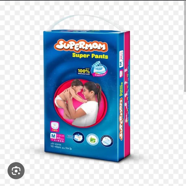 Supermom Baby Super Pant Diaper Medium (6-12)kg 40pcs Pack