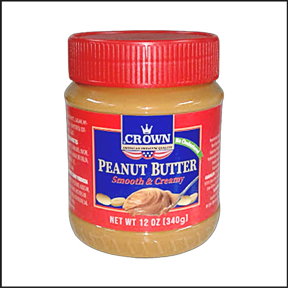 Crown Peanut Butter Smooth & Creamy 340 gm