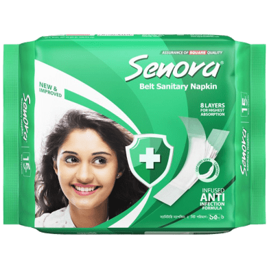 Senora Sanitary Napkin Belt System 15 Pcs