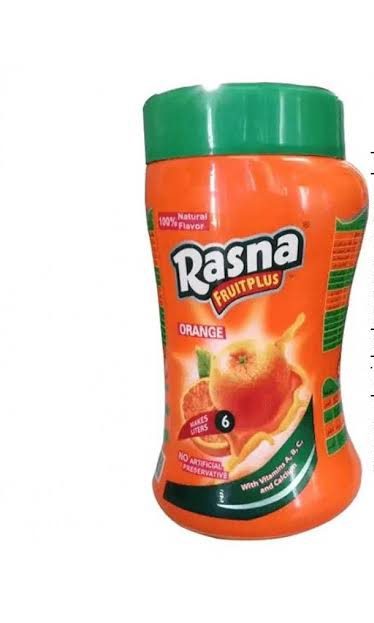 Rasna Orange Flavor 750 Gm ( Malaysia )