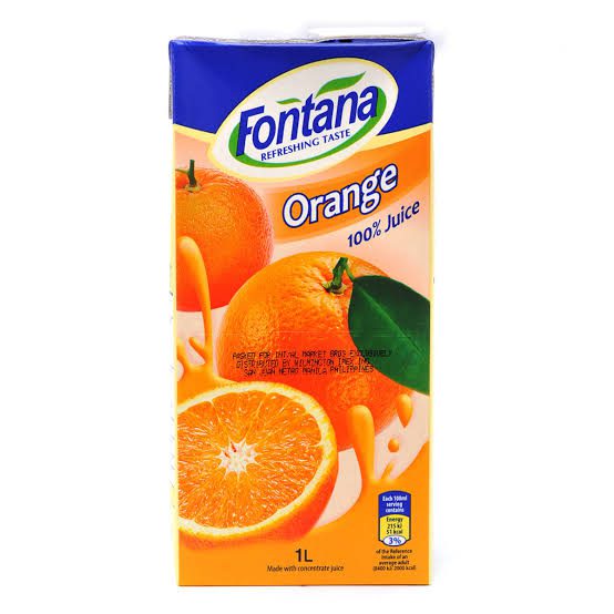 Fontana Orange juice 1 Litter