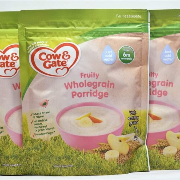 Cow & Gate Fruity Wholegrain Porridge 6 month