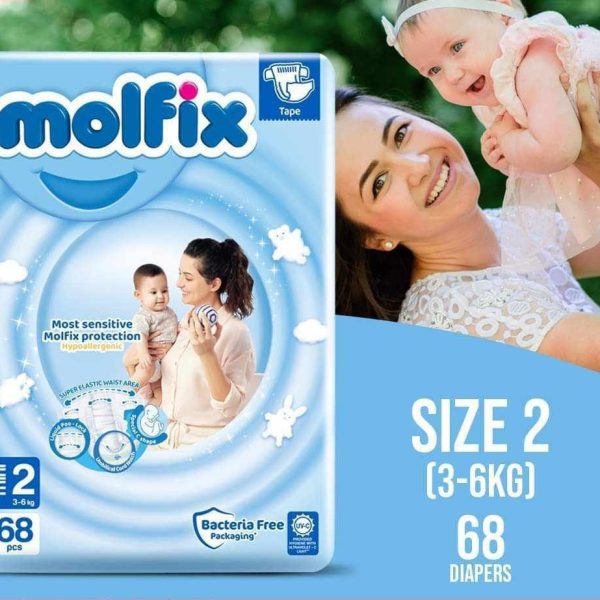 Molfix Baby Diaper Belt System 2 Mini (3-6 kg) 68 Pices ( Turkey )