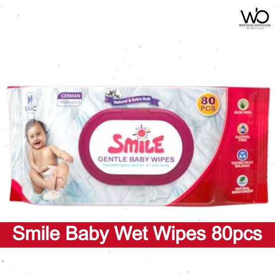 Smile Baby Wet Wipes 80 Pices