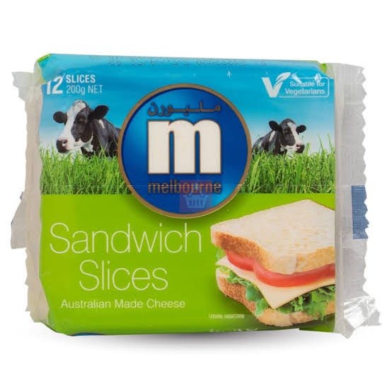 Sandwich Slices Cheese 12 Slices 200 gm