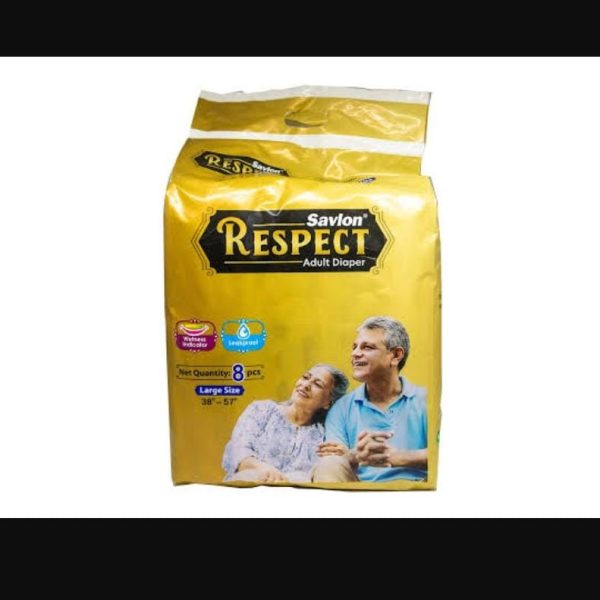 Savlon Respect Adult Diaper L 8 pis