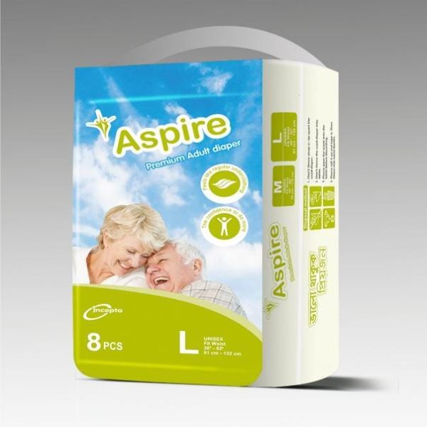 Aspire Premimum Adult Diaper Belt L 8 Pis
