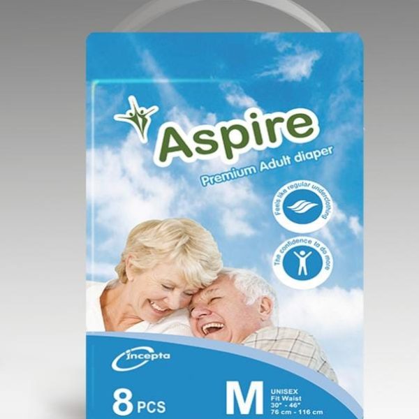 Aspire Premimum Adult Diaper Belt M 8 Pis