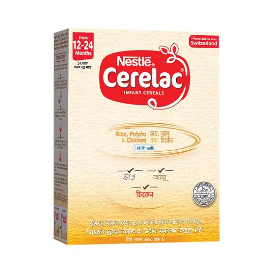 Cerelac Rice Patato & Chicken ( 12 to 24 month ) 350 Gm (Bangladeshi)