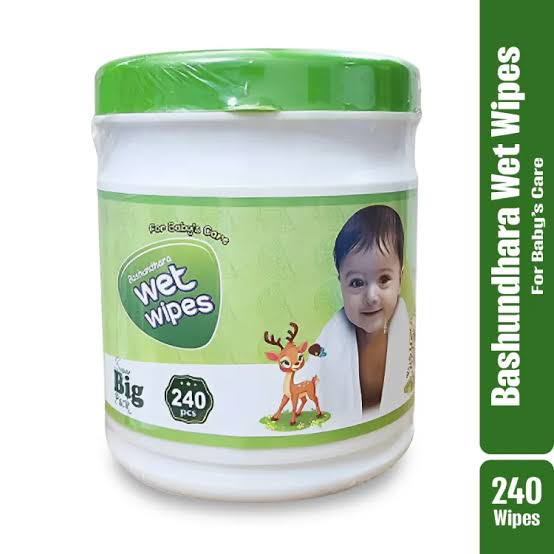 Bashundhara Wet Wipes 240 pices