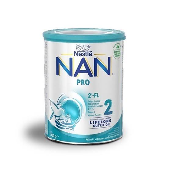 Nan Pro 2 Infant Formula Milk (From 6 to 12 months) 800 gm ( Switzerland )