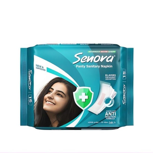 Senora Panty Belt Sanitary Napkin 15 Pads