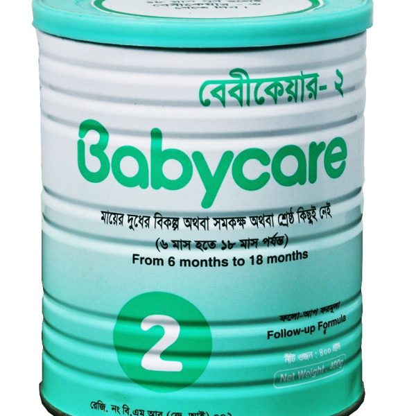 Babycare 2 Follow-up milk Formula From 6+ Months to 12 Months 400gm