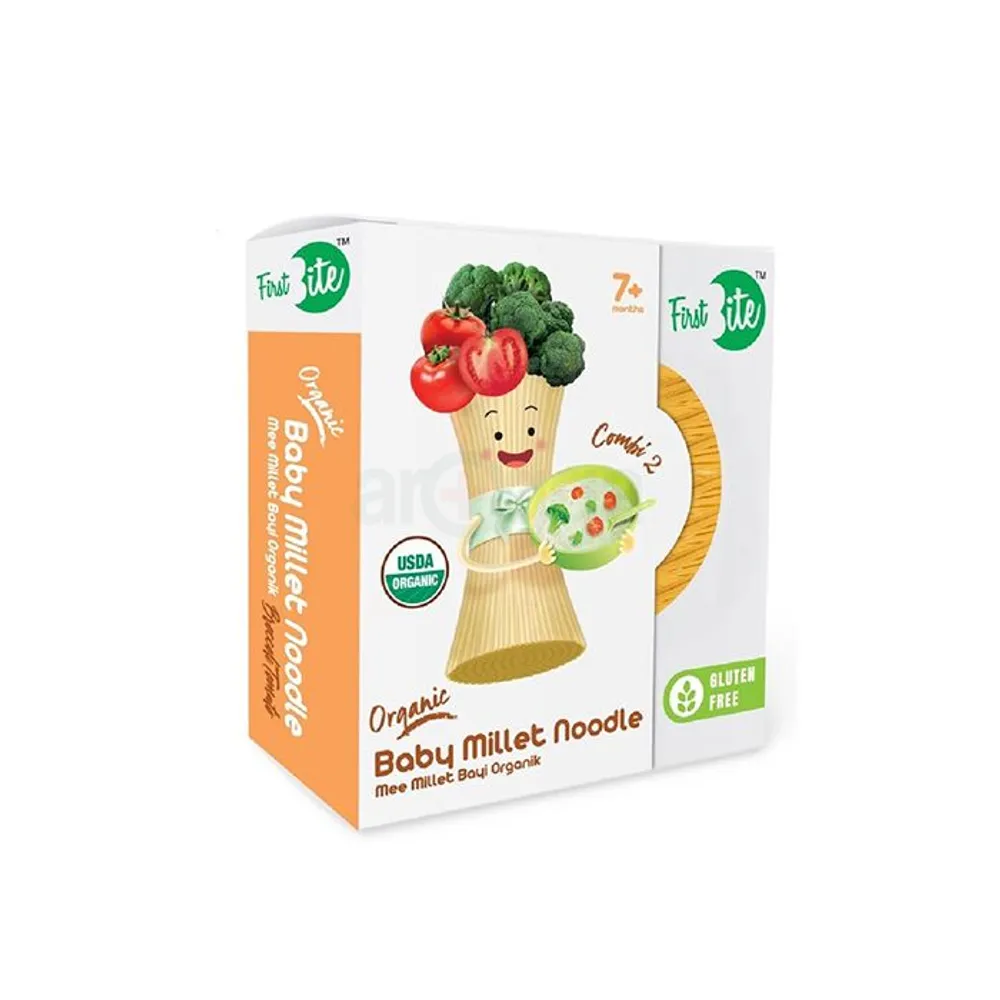 Organic Baby Millet Noodle Combi 2 Broccoli & Tomato Flavoured for 7+ Months 180gm (Malaysia)