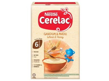 Cerelac Wheat & Honey (6 month) 250 Gm ( Malaysia )