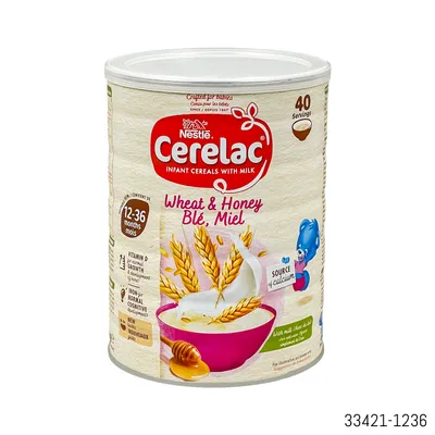 Nestle Cerelac Honey & Wheat 12 Months+ 400gm ( Dubai )