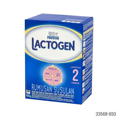 Nestle Lactogen 2 Baby Milk Infant Formula (6 to 36 Months) 1.3 kg (Malaysian)