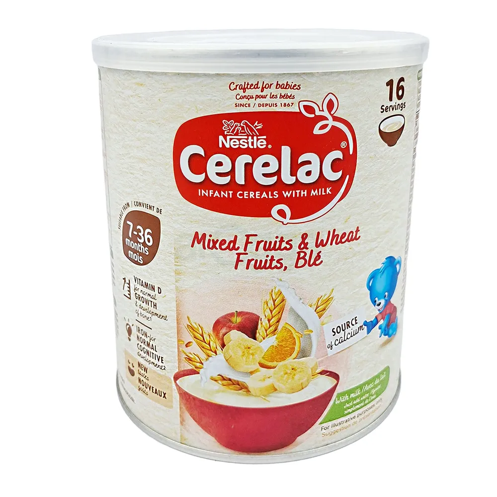Cerelac mixed fruit and wheat 7 month 400gm ( Dubai )