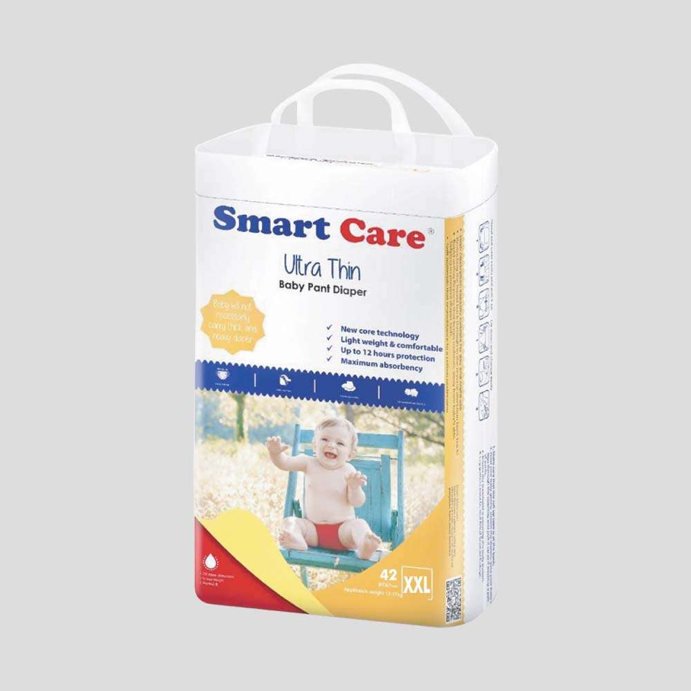 Smartcare Ultra Thin Baby Pant Diaper XXL Size (15 to 25kg) 42 pcs
