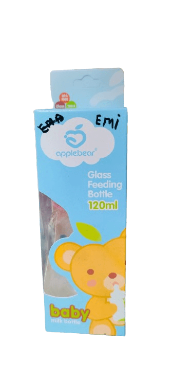 Applebear Baby Standard Caliber Hygienic Glass Feeder Bottle 120 ml