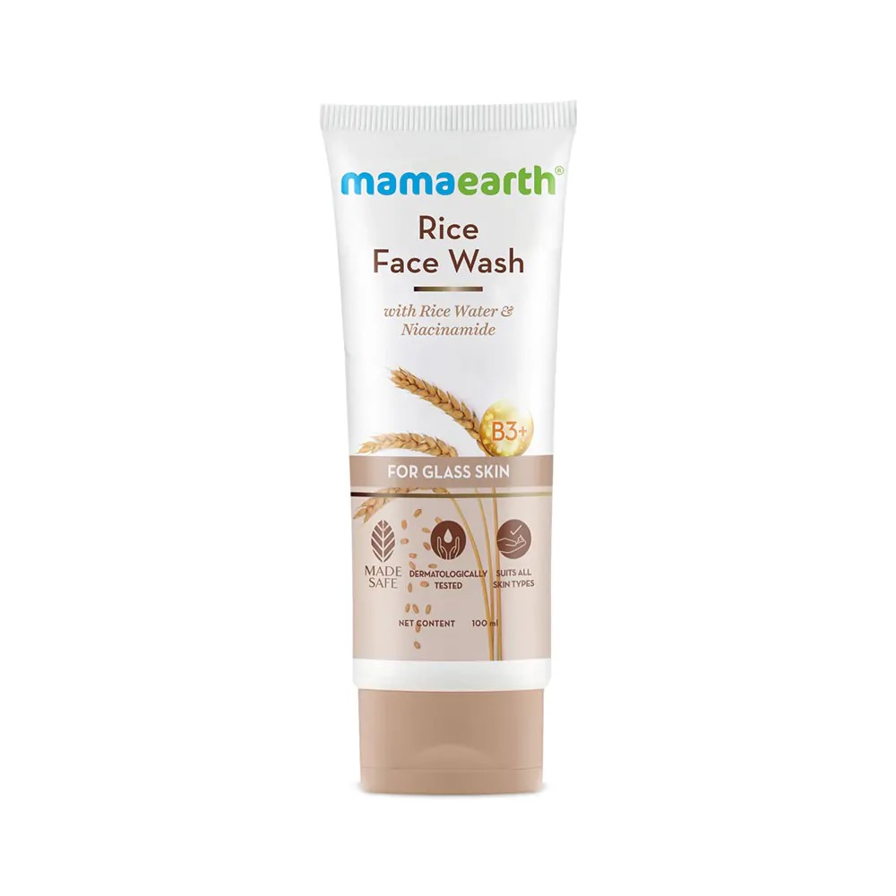 Mamaearth Rice face wash used for male female 100 ml