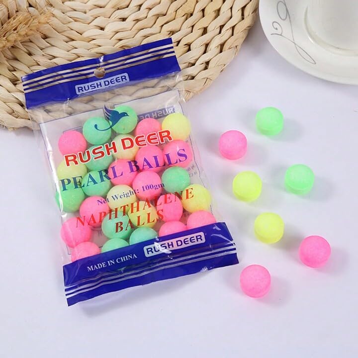Rush Deer Pearl Naphthalene Mothballs 200 gm
