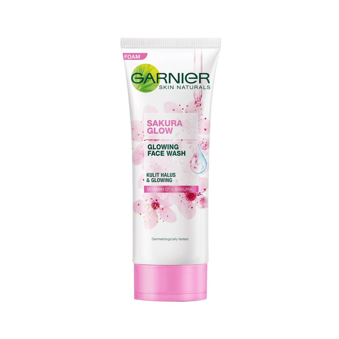 Garnier sakura face wash