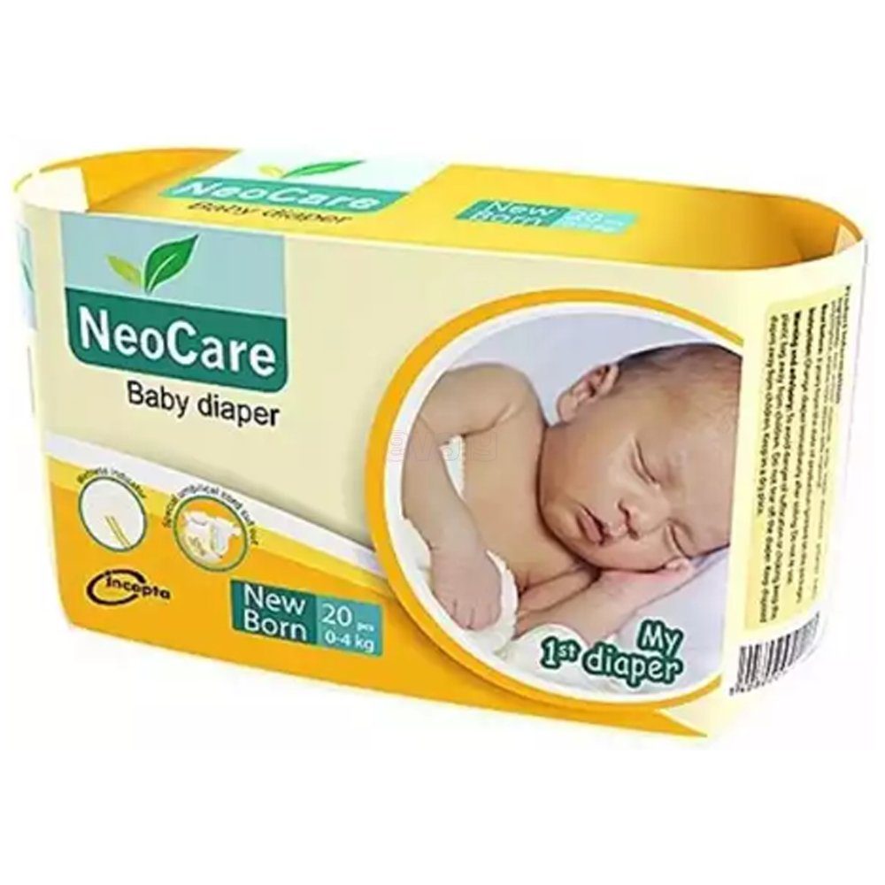 NeoCare Baby Diaper New Born (0-4 Kg) 20 Pices