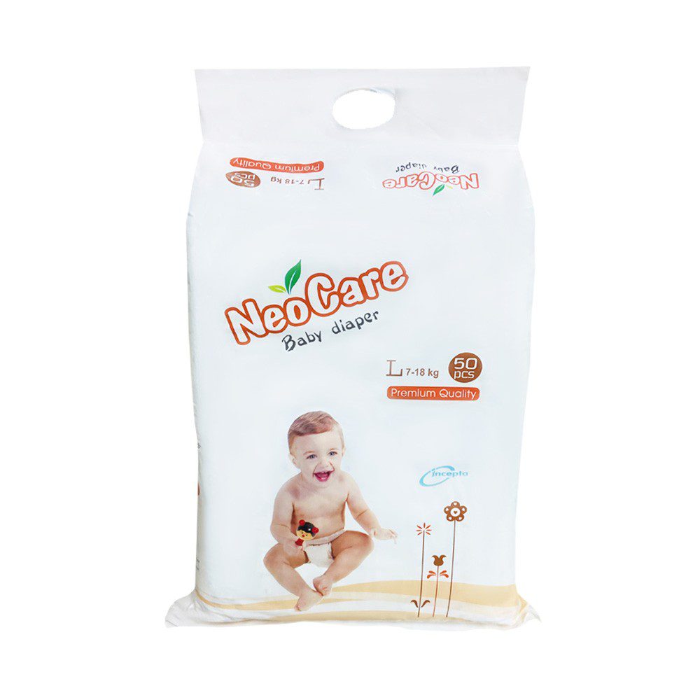Neocare Belt System Baby Premium Diaper L (7-18 kg) 50 Pices